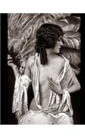 Personal Grimoire Notebook: : Pin Up Girl Photo Cover from Art Deco Nouveau Era Vintage Burlesque Follies, Blank Grimoire Spell Incantation or Ritual Notes System Interior Page