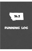 Running Log: Blank Lined Journal for anyone that loves Montana, running, marathons!