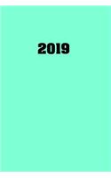 Kalender 2019 - A5 - Aquamarinblau