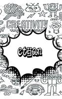 Ethan: Personalized Doodle Blood Sugar Diet Diary Journal Log Features 120 Pages of Lined Paper Featuring 120 Pages 6x9