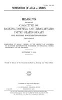 Nomination of Adam J. Szubin
