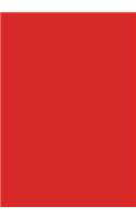 Very Large Sketchbook: True Red: Blank Sketchbook, Sketchbook Journal, Sketchbook 7 X 10, Sketchbook 800 Pages, Sketchbook Large