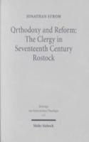 Orthodoxy and Reform