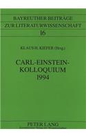 Carl-Einstein-Kolloquium 1994