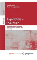 Algorithms -- ESA 2012