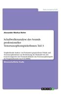 Schallwellenanalyse des Sounds professioneller TenorsaxophonspielerInnen. Teil 3
