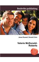 Valerie McDonald-Roberts: (English)