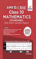 Super 10 CBSE Class 10 Mathematics (Standard) 2021 Exam Sample Papers 3rd Edition: Vol. 3