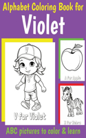 ABC Coloring Book for Violet