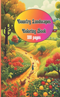 Country Landscapes Coloring Book