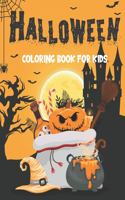 Halloween Coloring Book For Kids: With Beautiful Cats, Adorable Animals, Spooky Creatures, and Amazing Fall Designs.