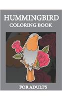 Hummingbird Coloring Book for Adults