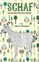 Malbücher für Erwachsene - Mandala Stressabbau - Tier - Schaf