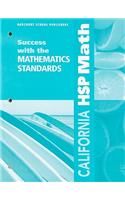 California HSP Math Success with the Mathematics Standards: Grade 3