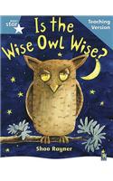 Rigby Star Guided Reading Turquoise Level: Is the wise owl wise? Teaching Version