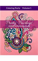 Pretty Paisleys: Adult Coloring Book