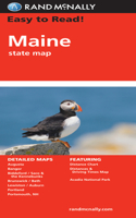 Rand McNally Maine State Map: (Rand McNally Easy to Read!)