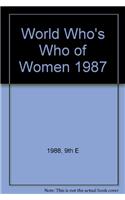 World Who's Who of Women: 1987