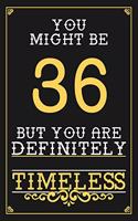 36th Birthday Journal