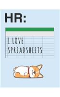 HR I Love Spreadsheets: Planner for Human Resources 2020-2021, Weekly and Monthly Planner (January 2019 through December 2020)