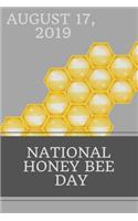 National Honey Bee Day 2019: Blank journal