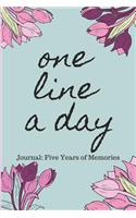 One Line a Day Journal Five Years of Memories