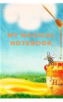 My Magical Notebook: 110 Blank Pages Magical Notebook with Honey Perfect for Drawing and Writing