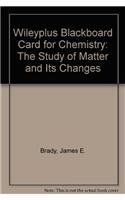 Wileyplus Blackboard Card for Chemistry