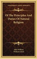 Of The Principles And Duties Of Natural Religion
