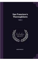 San Francisco's Thoroughfares: 1920 2