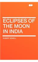 Eclipses of the Moon in India