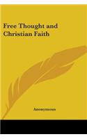 Free Thought and Christian Faith