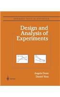 Design and Analysis of Experiments