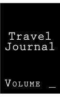 Travel Journal: Black Cover(S M Travel Journals)