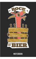 Bock Auf Bier Notebook: A5 Blank Bierbrau Buch, Notizbuch für Biebrauer, Hobbybrauer, Bier Brauen 120 Seiten 6x9 - Organizer Schreibheft Planer zum Ausfüllen