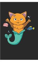 Mermaid Cat Notebook