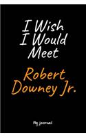 I Wish I Would Meet Robert Downey Jr.