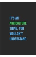 It's an agriculture thing. you wouldn't understand