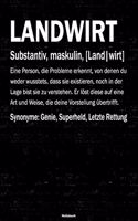 Landwirt Notizbuch: Landwirt Journal DIN A5 liniert 120 Seiten Geschenk