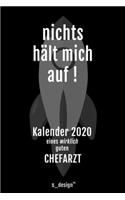 Kalender 2020 für Chefärzte / Chefarzt / Chefärztin