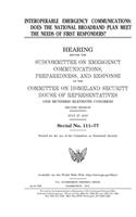 Interoperable emergency communications