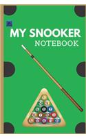 My snooker notebook