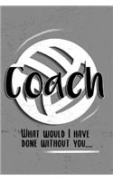 COACH! What would I have done without you!