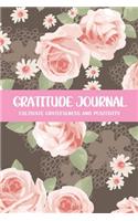 Gratitude Journal Cultivate Gratefulness and Positivity: Green Pink Rose(38 Flora & Fauna Diary)