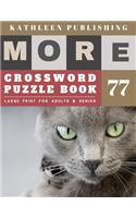 Large Print Crossword Puzzle Books for seniors: beginners crossword puzzle books for adults - More Full Page Crosswords to Challenge Your Brain (Find a Word for Adults & Seniors) my cutest kitten 