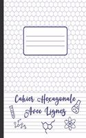 Cahier Hexagonal avec Lignes