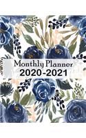Monthly Planner 2020-2021: Jan 1, 2020 to Dec 31, 2021: Monthly Planner + Calendar Views Schedule Organizer