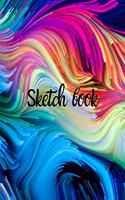 SKETCHBOOK-Drawing Notebook with 120 Blank Paper 8.5x11 Perfect for Sketching, Drawing, Writing or Doodling