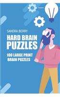 Hard Brain Puzzles: Shakashaka Puzzles - 100 Large Print Brain Puzzles