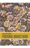 Personal Budget Book: Best Budget Book Planner Home Budget Book 64 Pages 7"x10" Glossy Cover Book Field Of Flowers